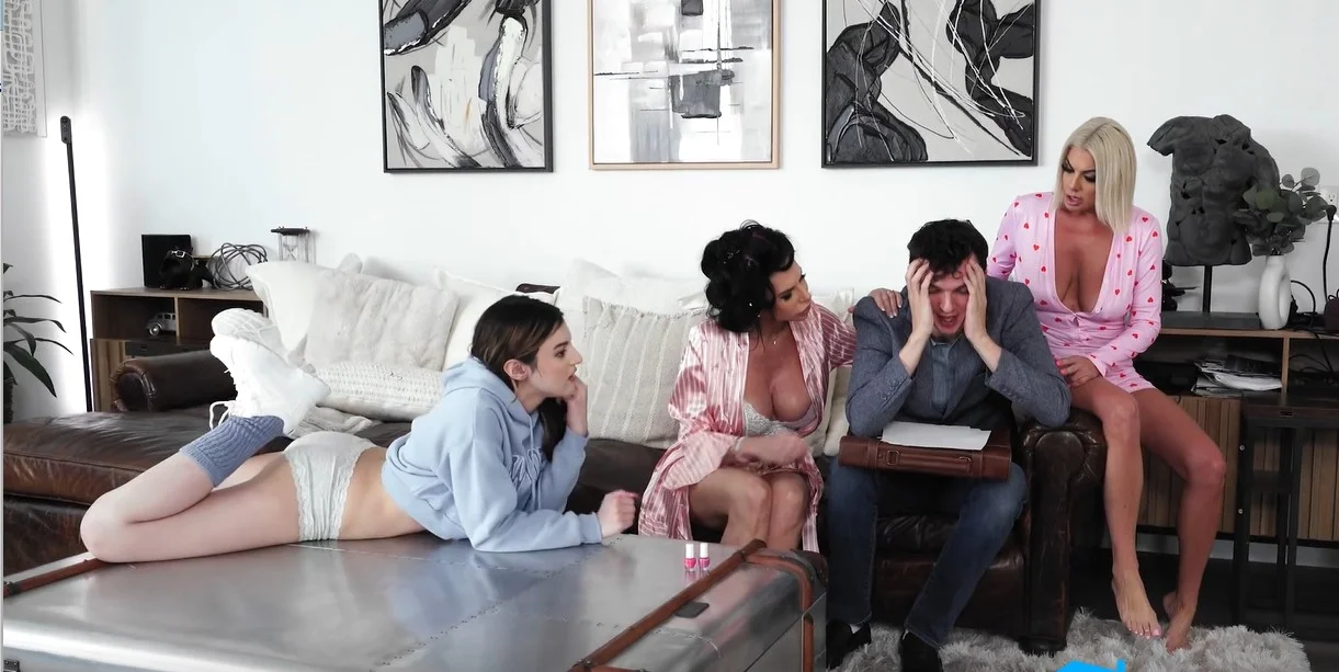 Family Strokes - Julia James, Addyson James & Piper Press - Fuck your Stepsis As Hard As You Fuck Me! - Three Generations of Pussies