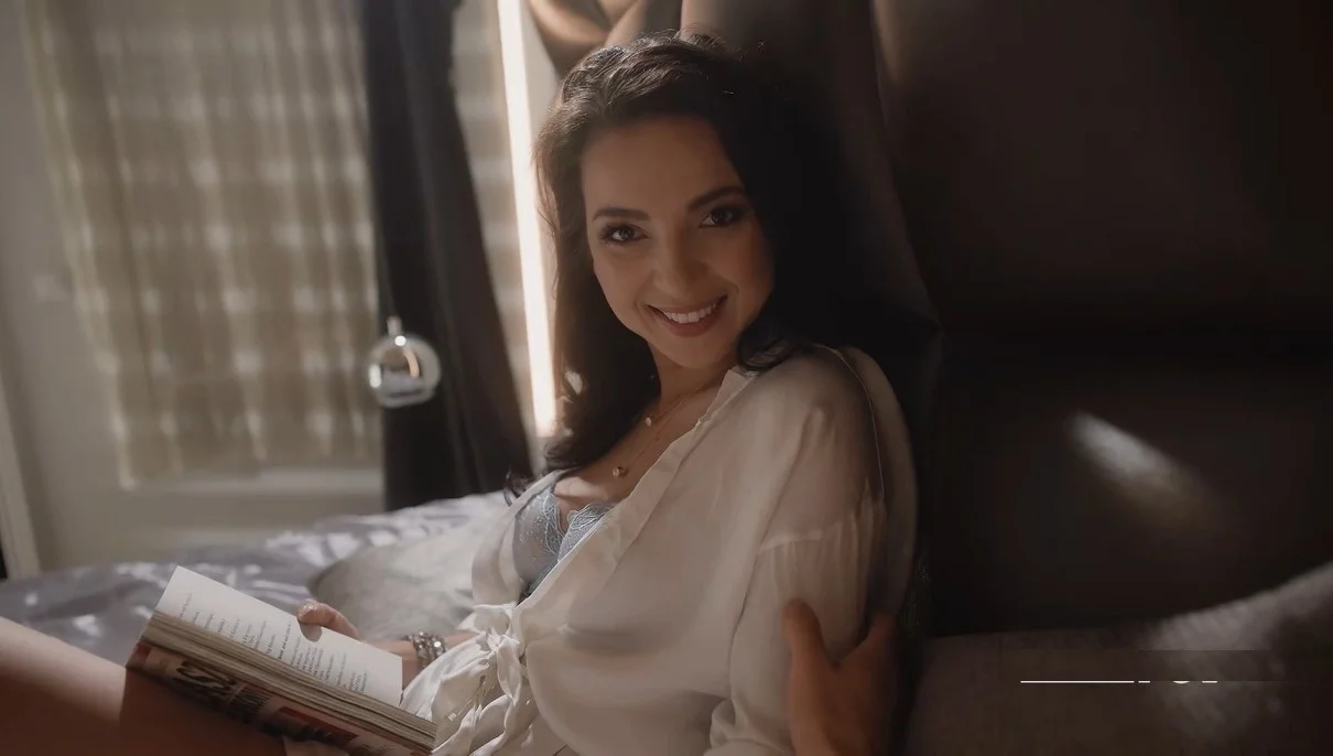 Office POV - Barbie Rous And Carollina Cherry Dream Threesome With Wife And Mistress