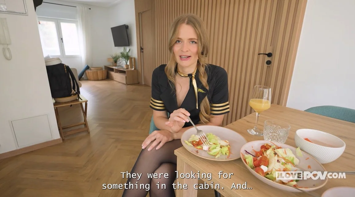 I Love POV - Kate Kravets - Stewardess Spielereien